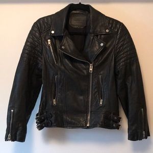 All Saints Women’s Leather Biker Jacket